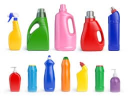 Household cleaners assortment
